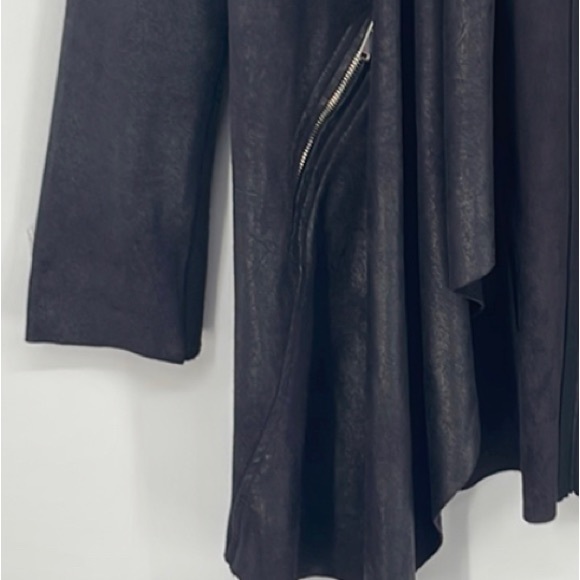 BLACK TAPE Faux Suede Waterfall Jacket - Picture 4 of 5